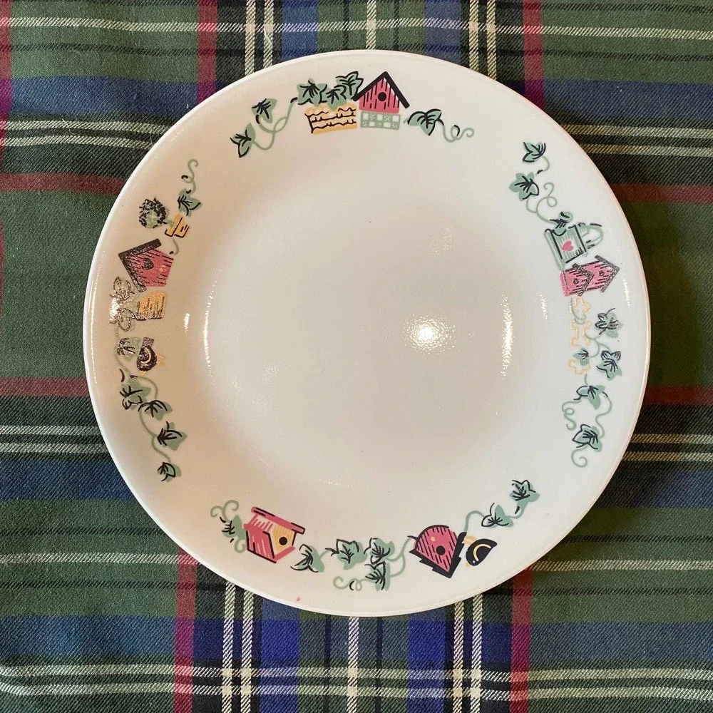 Corelle Birdhouse‎ Ivy Set of 4 Side Plates 6-3/4” FLAWLESS